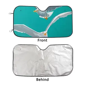 Seagulls Car Windshield Sunshade