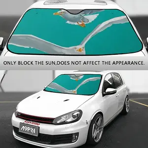 Seagulls Car Windshield Sunshade