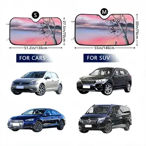 #3 Views Of The Lake Car Windshield Sunshade