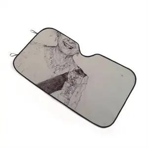 Queen Elizabeth Ii Car Windshield Sunshade