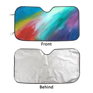 Rainbow Bridge Car Windshield Sunshade