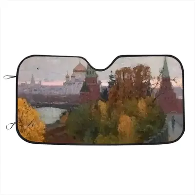 Autumn In The Kremlin Car Windshield Sunshade