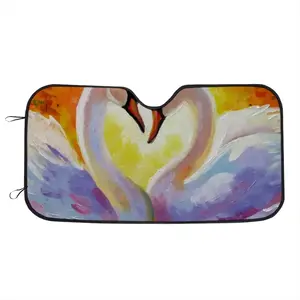 Swan Song Car Windshield Sunshade