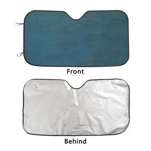 Aqua Blue Car Windshield Sunshade