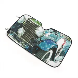 Vintage Beauty Car Windshield Sunshade