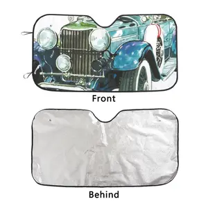 Vintage Beauty Car Windshield Sunshade