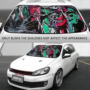 Festival Of Color Car Windshield Sunshade