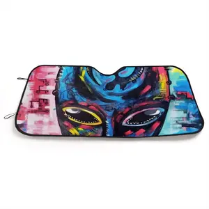 Beauty Of The Gyenyame Mask Car Windshield Sunshade