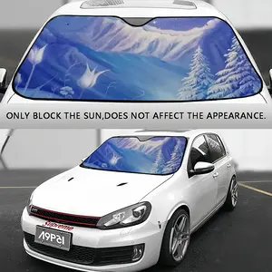 Winter Miracle Car Windshield Sunshade