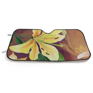 Lily In The Dark Car Windshield Sunshade