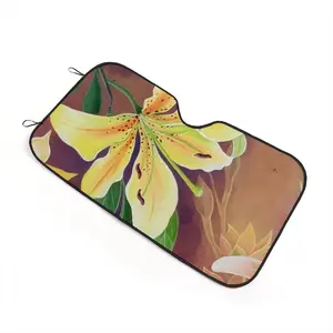 Lily In The Dark Car Windshield Sunshade