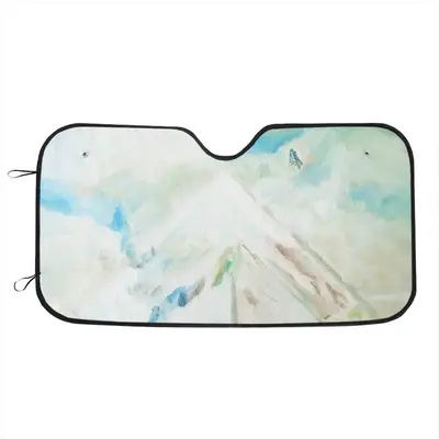 City In The Clouds Car Windshield Sunshade