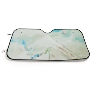 City In The Clouds Car Windshield Sunshade