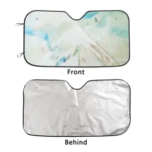 City In The Clouds Car Windshield Sunshade