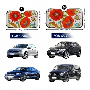 Summer Is Coming Car Windshield Sunshade