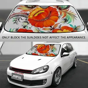 Living And Loving Car Windshield Sunshade