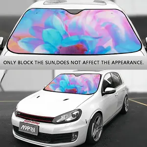 Flower Kiss 02 Car Windshield Sunshade