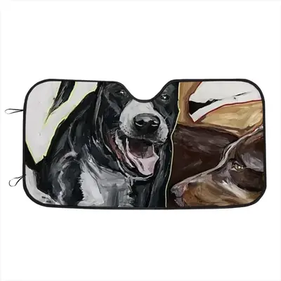 Barking Car Windshield Sunshade