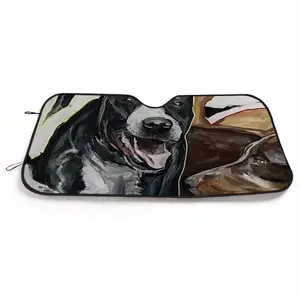 Barking Car Windshield Sunshade