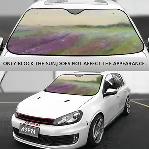 Lavender Field Car Windshield Sunshade