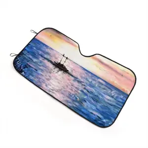 Jamaica Sunset Car Windshield Sunshade