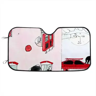 Dream House Car Windshield Sunshade