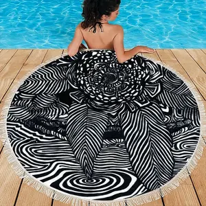 Ripples Round Beach Towels