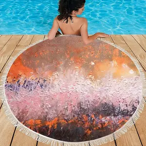 Birth Of Venus Round Beach Towels