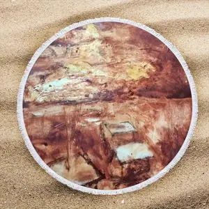 Firestorm Round Beach Towels