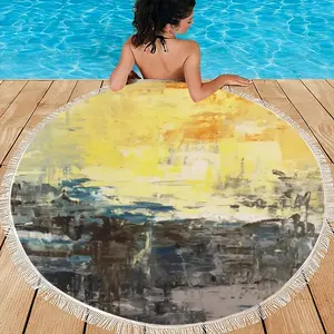 Singing Of The Sun Round Beach Towels