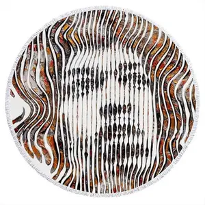 Jimi Hendrix Forever Round Beach Towels