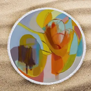 Temper Round Beach Towels