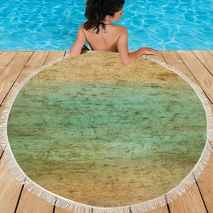 Wind Swept Round Beach Towels