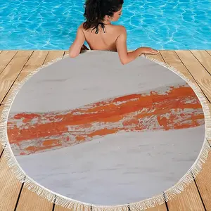 Temple Of Light Round Beach Towels