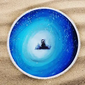 Sight Of Infinity Round Beach Towels