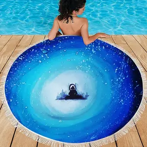 Sight Of Infinity Round Beach Towels