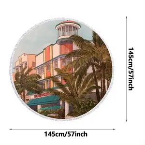 Waldorf Towers Hotel Round Beach Towels