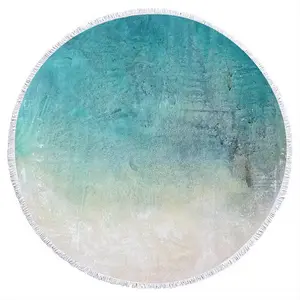 Blue Moon Round Beach Towels