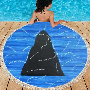 Infernal Journey Round Beach Towels