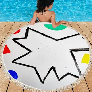 Bird Round Beach Towels