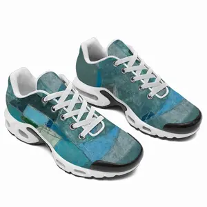 Men Turquoise Green And Blue Air TN-1 Running Shoes