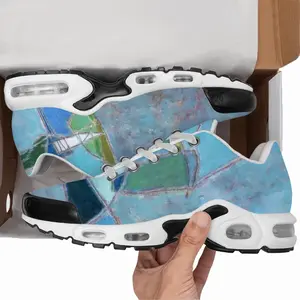 Men Blue And Turquoise Air TN-1 Running Shoes