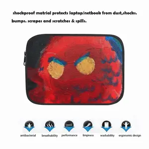 Derrida Bird Notebook Laptop Bag