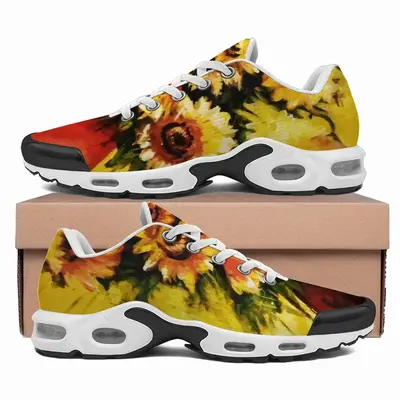 Men Golden Sun Flower Air TN-1 Running Shoes