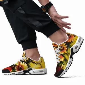 Men Golden Sun Flower Air TN-1 Running Shoes