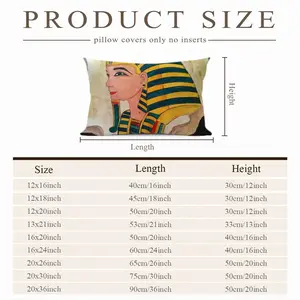 Pharoah Polyester Pillow (Rectangle, Multi-Size)