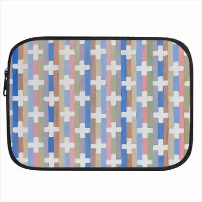 White Crosses Notebook Laptop Bag