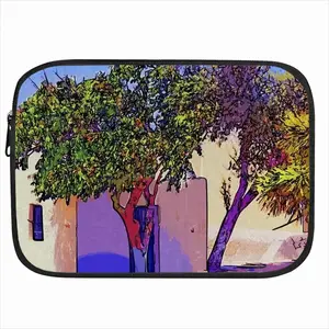 Santorini Trees In Oia Notebook Laptop Bag