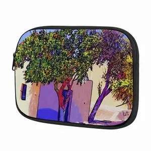 Santorini Trees In Oia Notebook Laptop Bag