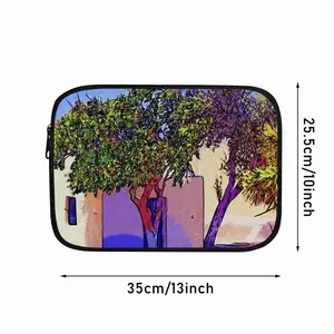 Santorini Trees In Oia Notebook Laptop Bag